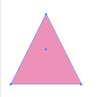 二等辺三角形の出来上がり